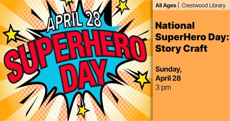 superhero day april 28 crestwood