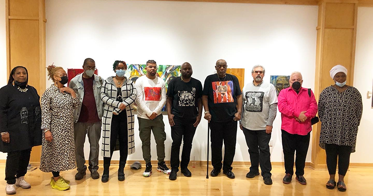 Exhibition: “The Black Iconic” opening with several guests