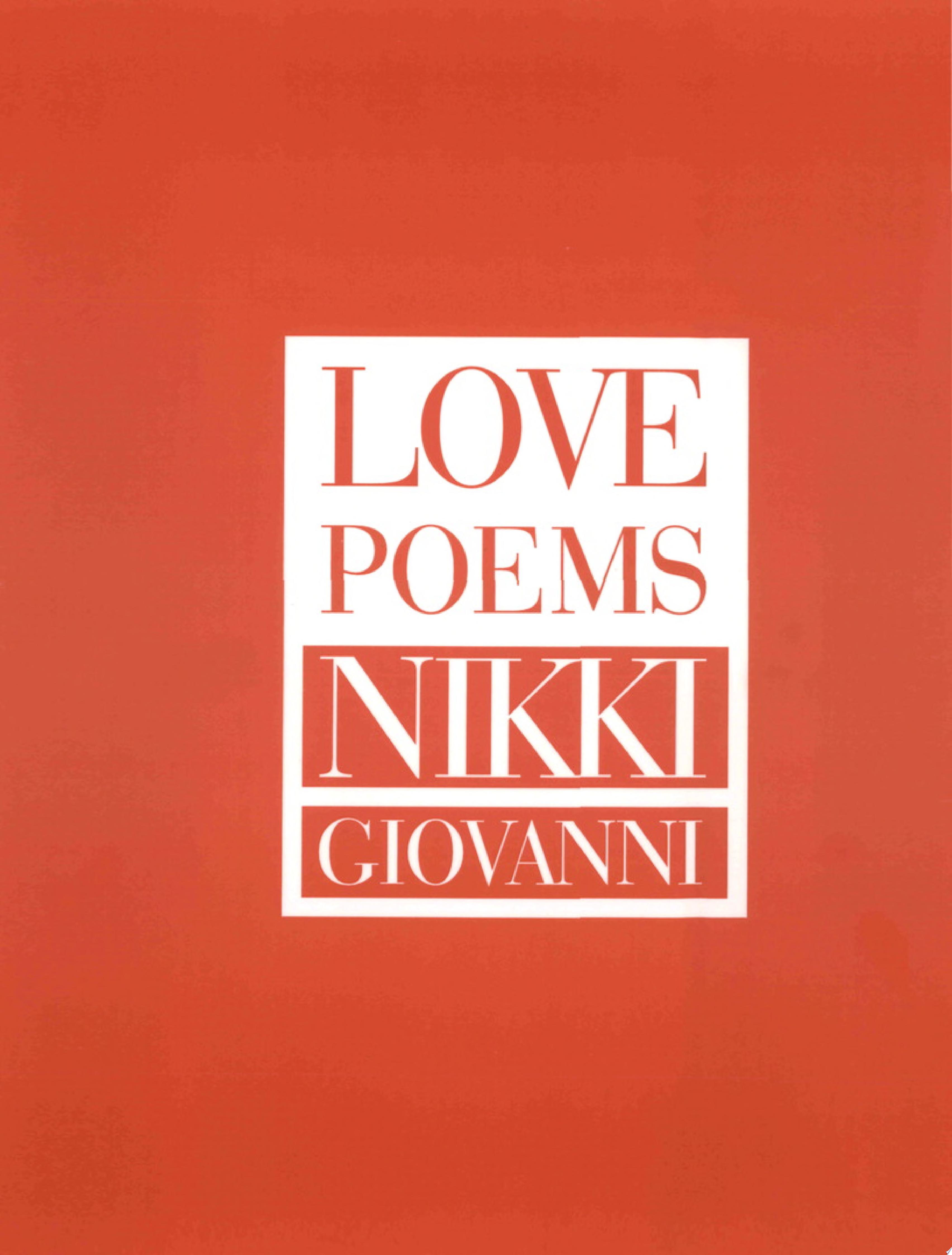 Image for "Love Poems"