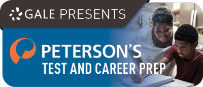 Gale Presents: Peterson's Test and Career Prep button