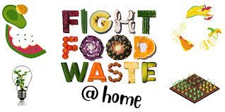 Image of text: Fight Food Waste @ home