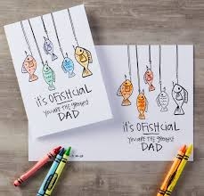 father's day cards coloring in them with crayons