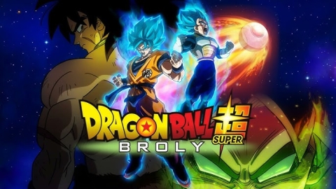 A horizontal poster for Dragon Ball Sumer: Broly.