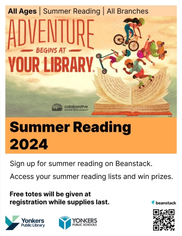 flyer for summer reading sign up information