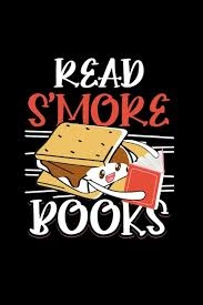 read s'more books with a smore reading a book
