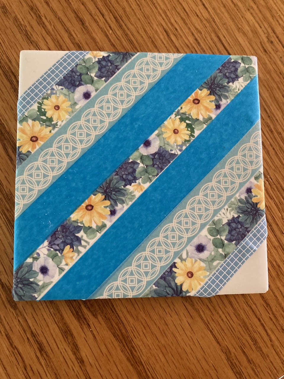 coaster made with washi