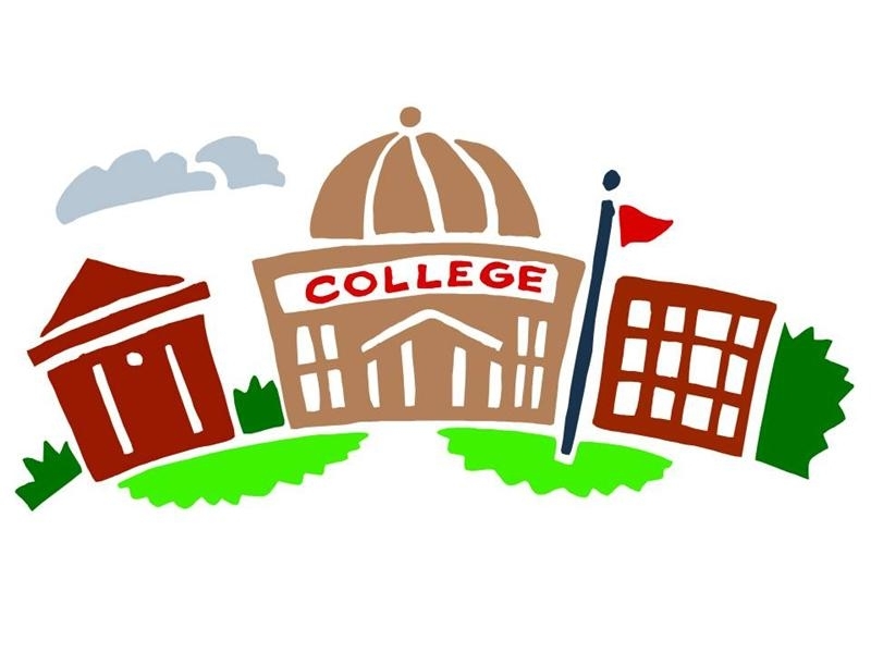 drawing of a college