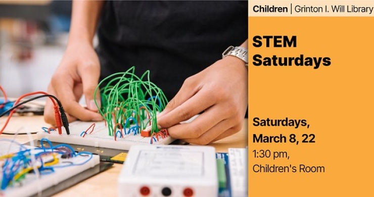 stem saturdays will library march 8