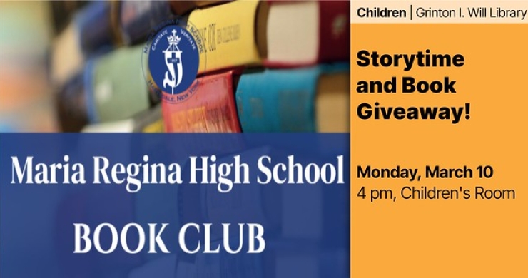 storytime and book giveaway march 10 will